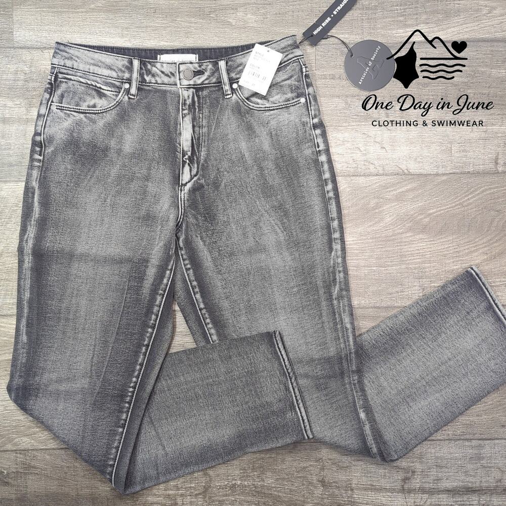 Articles of Society Super Soft High Rise Straight Jeans Size 27 (4)